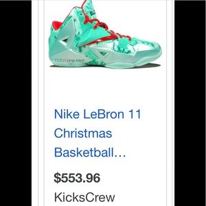 Nike LeBron 11 “Christmas Green Glow”